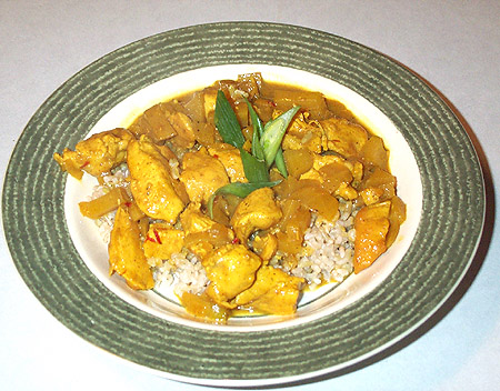 Chicken apple curry