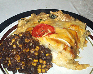 Enchilada dinner