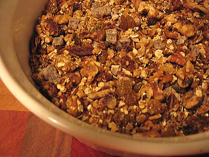 Lowfat granola