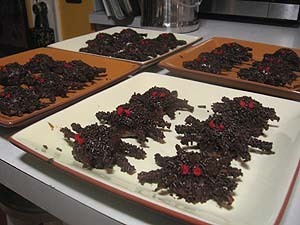 Chocolate Spider Cookies for Halloween