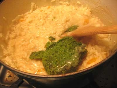 herb risotto