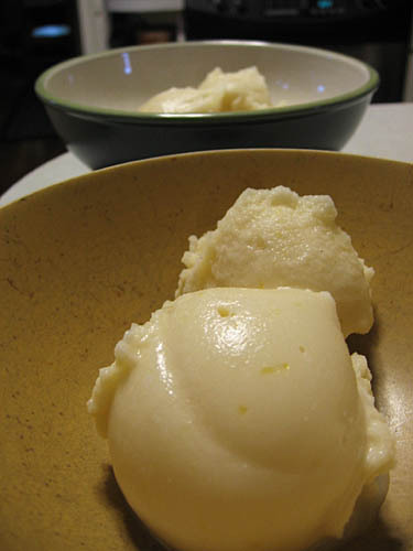 lemon sorbetto