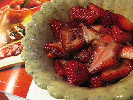 pork & strawberries