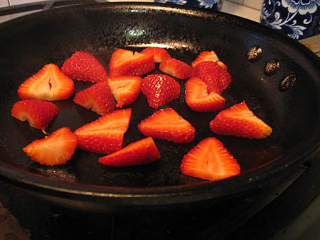 pork & strawberries