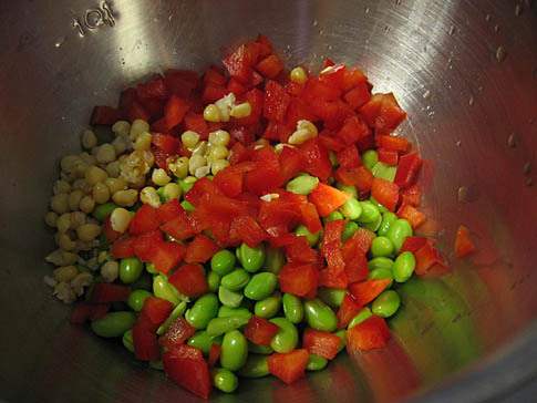 Corn and Edamame Salad