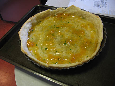 Peach and Rosemary Tart