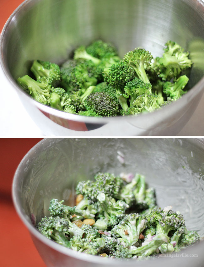 Broccoli Crunch Salad (a la Whole Foods)