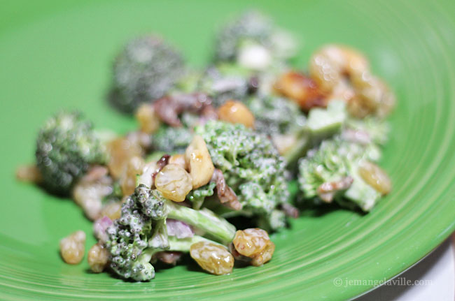 Broccoli Crunch Salad (a la Whole Foods)