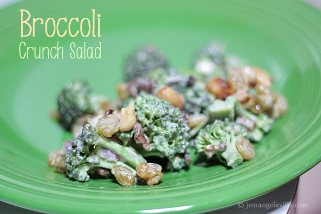 Broccoli Crunch Salad (a la Whole Foods)