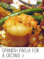 Spanish Paella for a Crowd